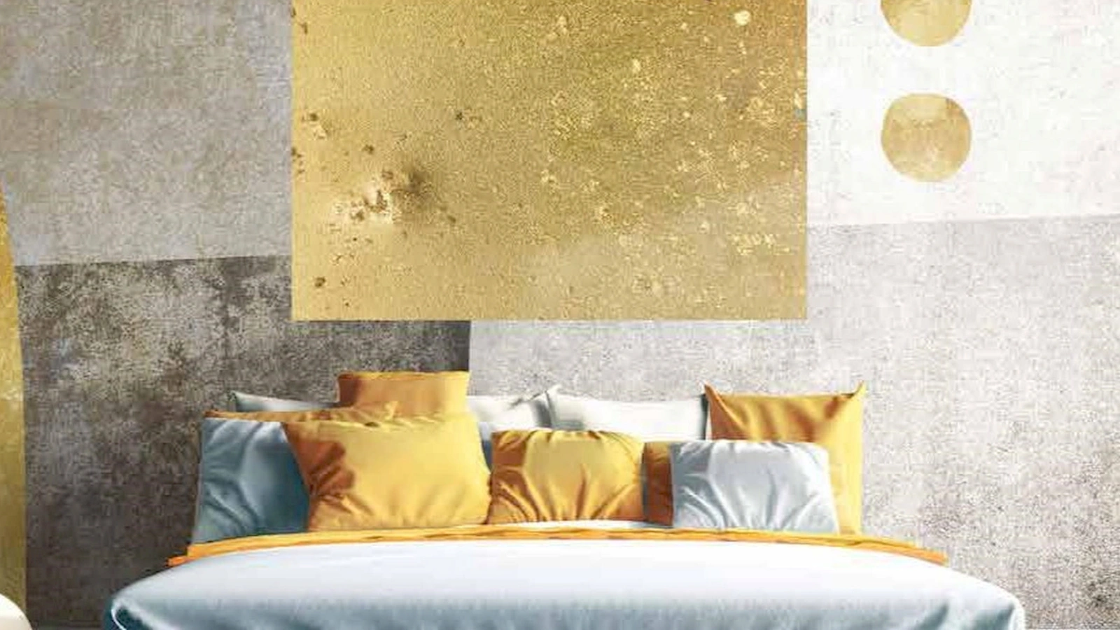 Carta da parati Geometric Gold di Pintdecor