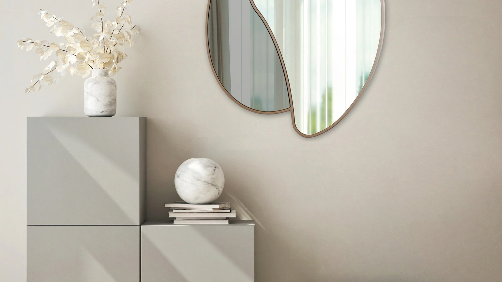 Specchio Collisione Tortora di Pintdecor