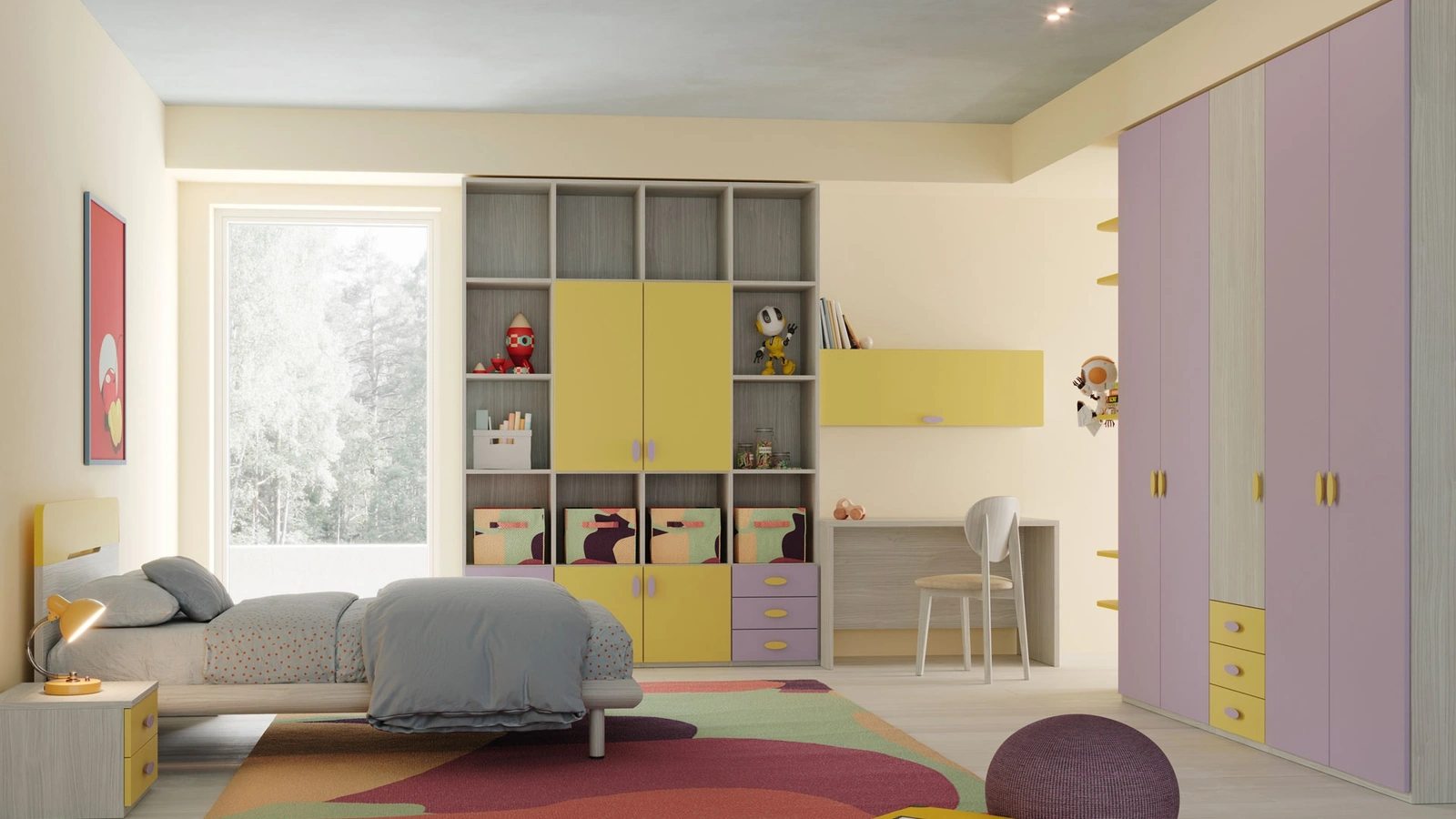 Cameretta componibile Fly CM 356 di Giessegi