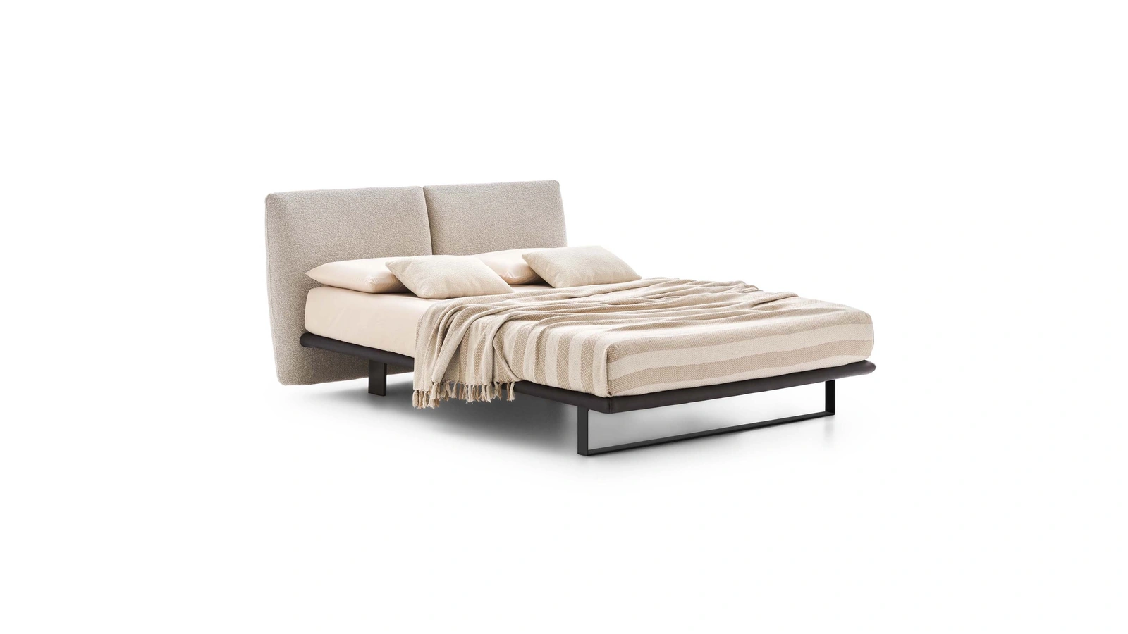 Letto in tessuto imbottito Monaco di Le Comfort