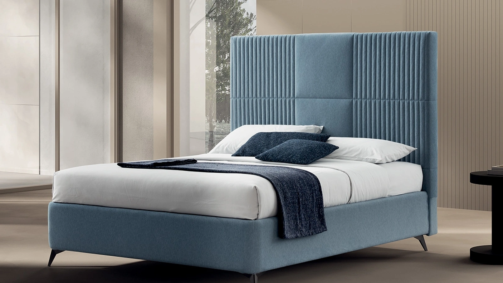 Letto in tessuto Silvia di Stilfar Italia