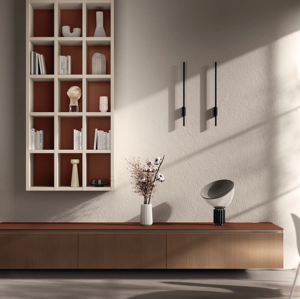 Libreria Living Mira Cottage di Scavolini
