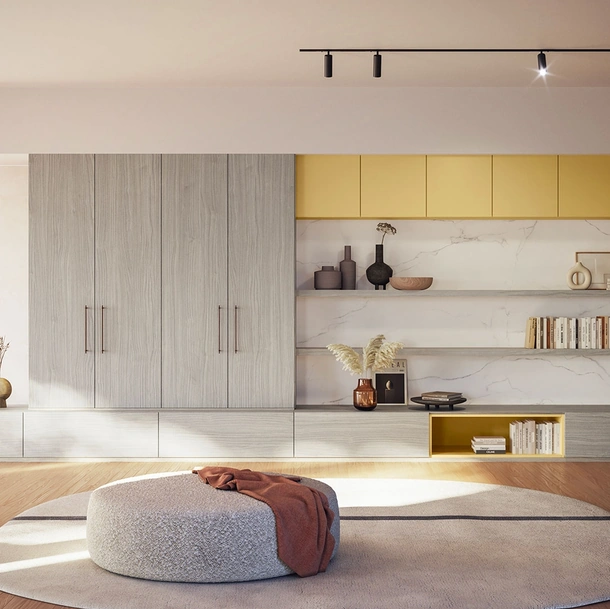 Parete Attrezzata Living LV719 di Giessegi