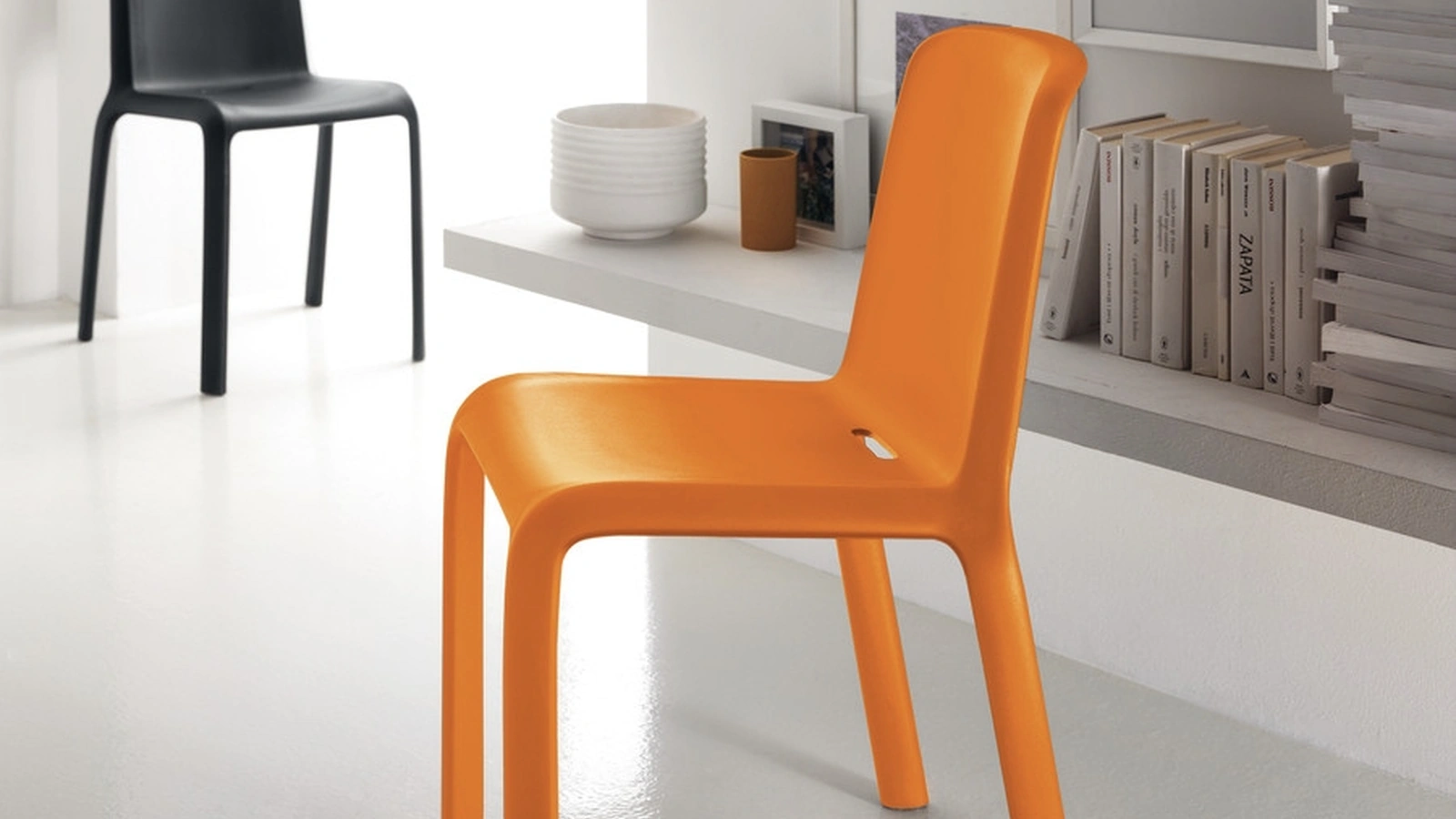 Sedia Snow 300 in polipropilene colorato di Scavolini
