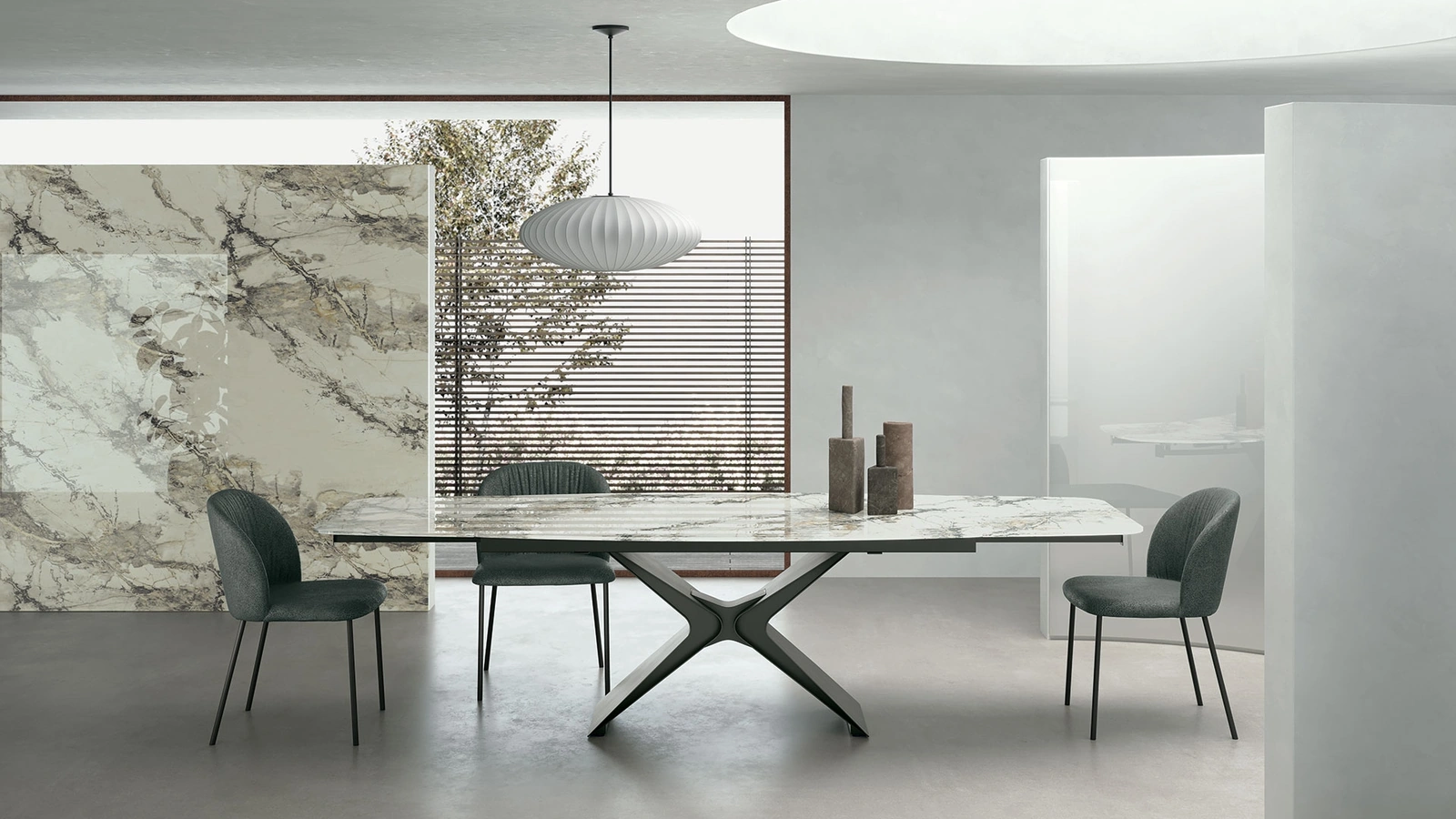 Tavolo Boma in Glass Decor di Sedit