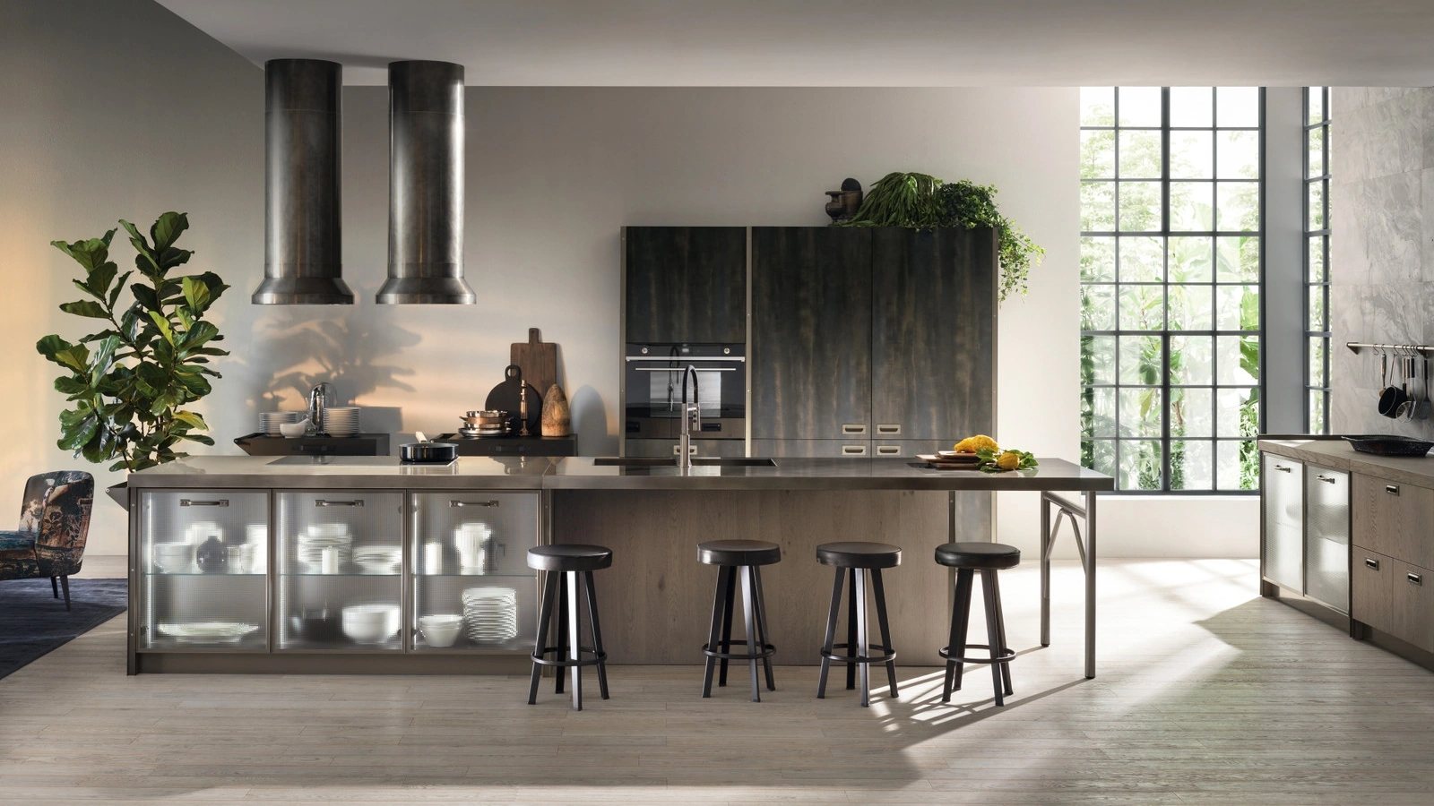 Cucina Modernea Diesel get Together 02 Soft Industrial Style di Scavolini