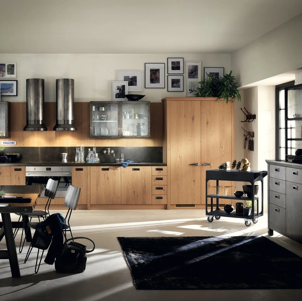 Cucina Moderna Diesel Social Kitchen 07 in Ruxe Wood di Scavolini