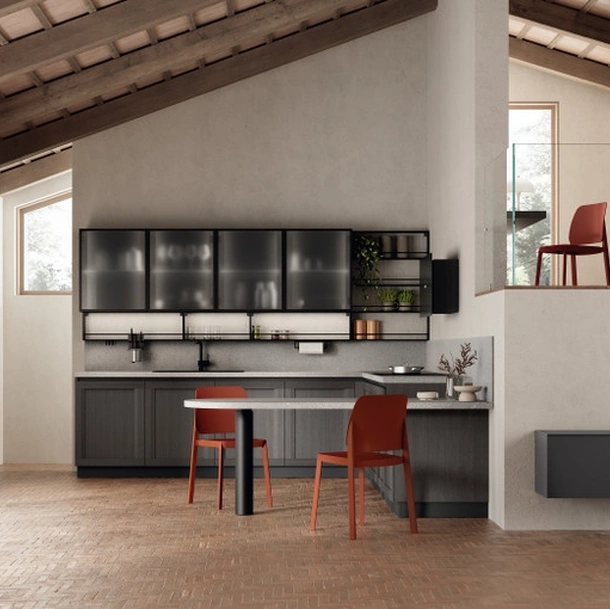 Cucina Moderna con penisola Regola 05 di Scavolini